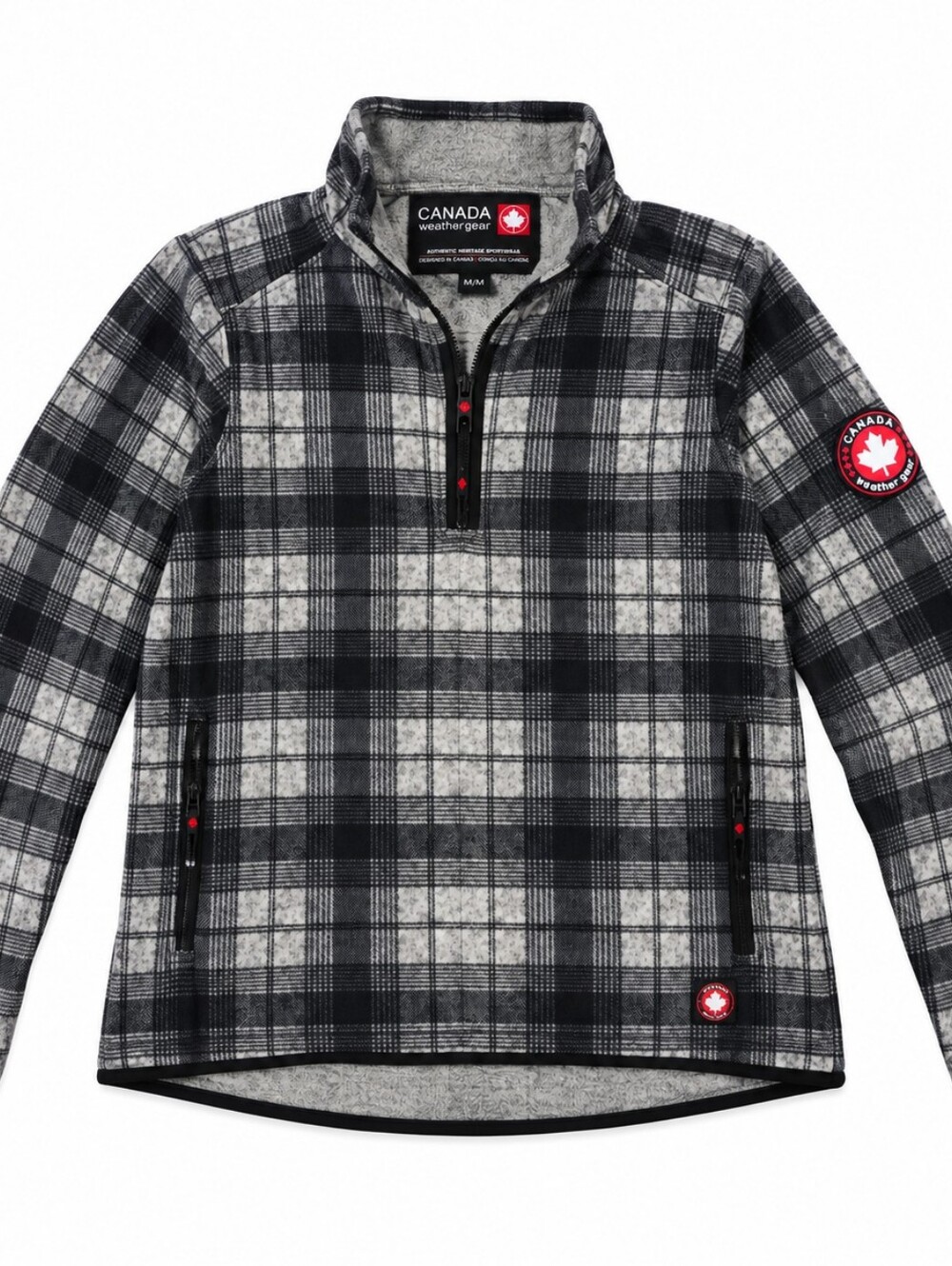 Canadian Weather Systems Mens Plaid Pullover